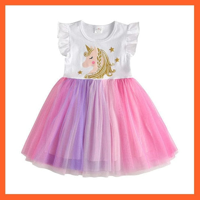 whatagift.com.au RESH4992 / 7 Girls Summer Clothes Butterfly Dress For Girls