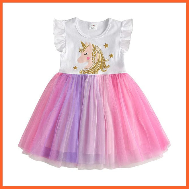 whatagift.com.au RESH4992 / 8 Girls Summer Clothes Butterfly Dress For Girls