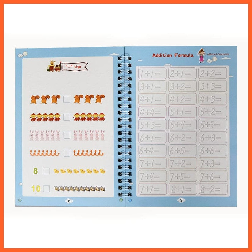 whatagift.com.au Reusable Educational Exercise Copybook For Arithmetic