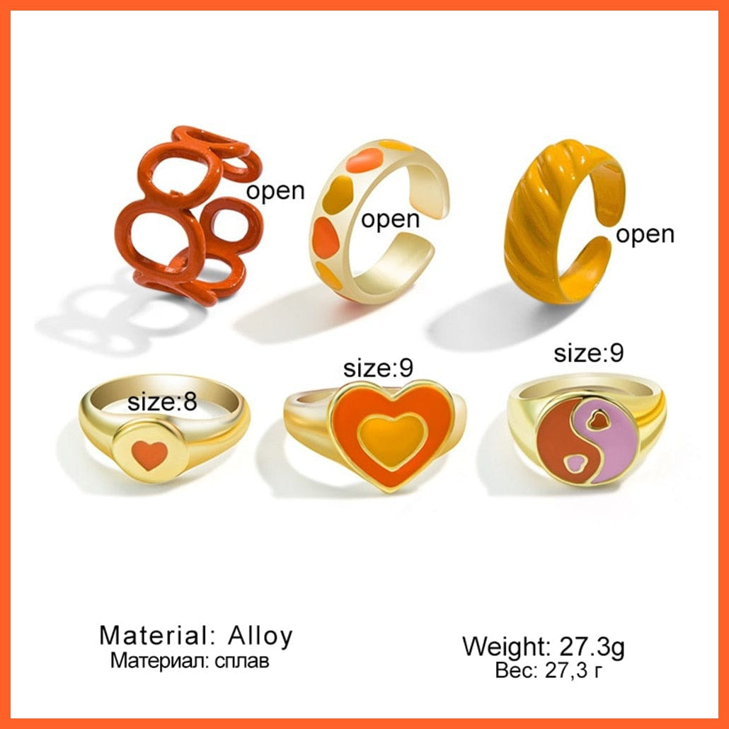 Exquisite Collection Of Colorful Ring Set For Women | whatagift.com.au.