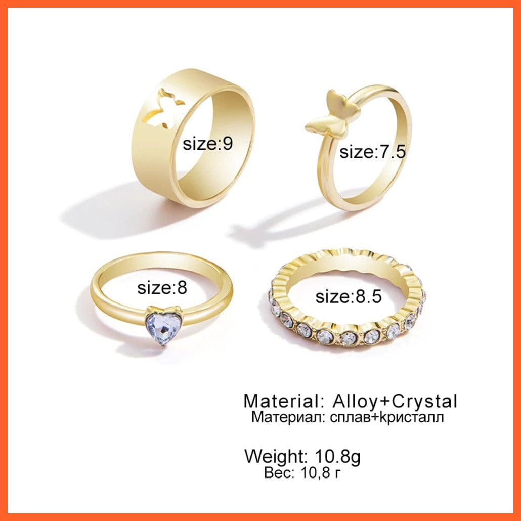 Punk Vintage Silver Color Minimalist Finger Rings | whatagift.com.au.