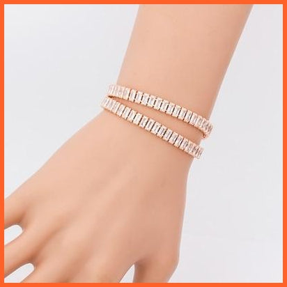 Copper Cubic Double Layer Bracelet | whatagift.com.au.