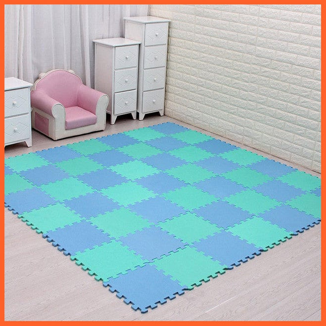whatagift.com.au Russian Federation / Blue Green / 36 pieces EVA Foam Play Puzzle Mat for kids