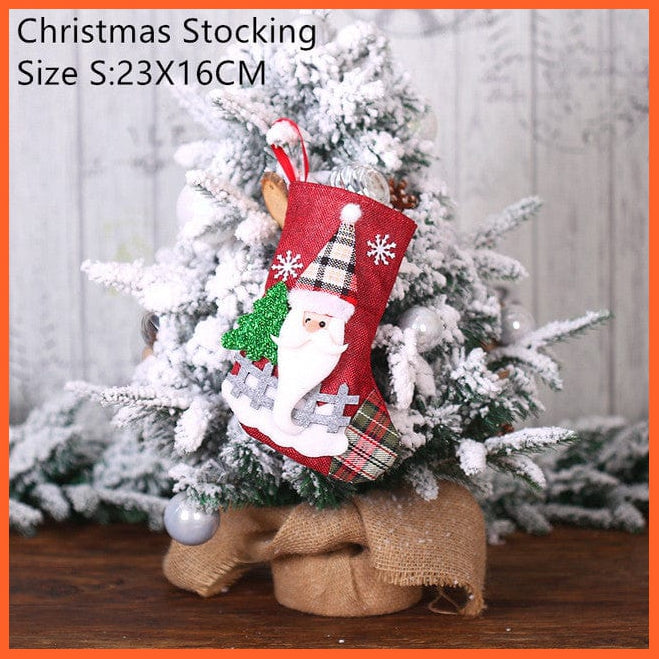 whatagift.com.au S- santa claus Christmas Stocking Santa Sacks Gift