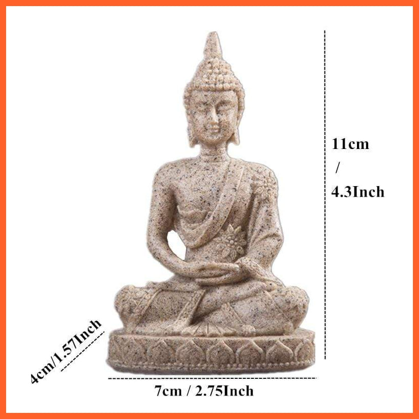 Sandstone India Buddha Statue | whatagift.com.au.