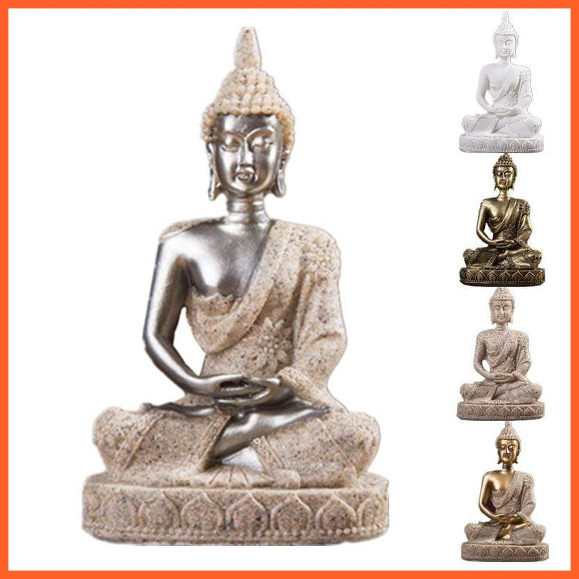 Sandstone India Buddha Statue | whatagift.com.au.