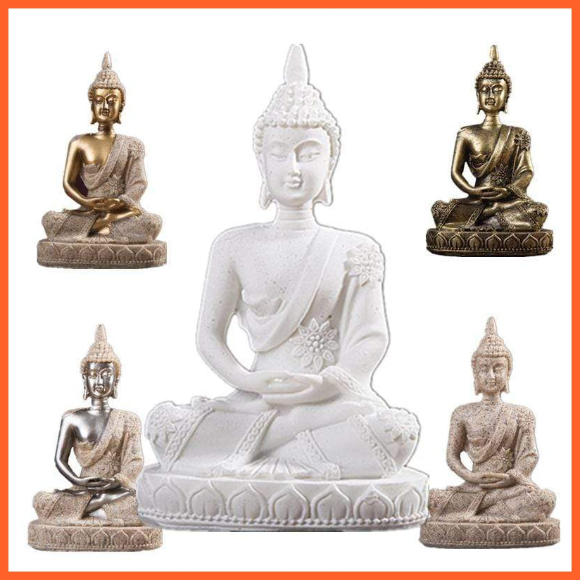 Sandstone India Buddha Statue | whatagift.com.au.