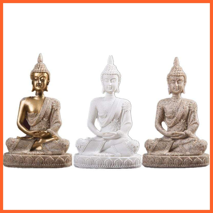 Sandstone India Buddha Statue | whatagift.com.au.