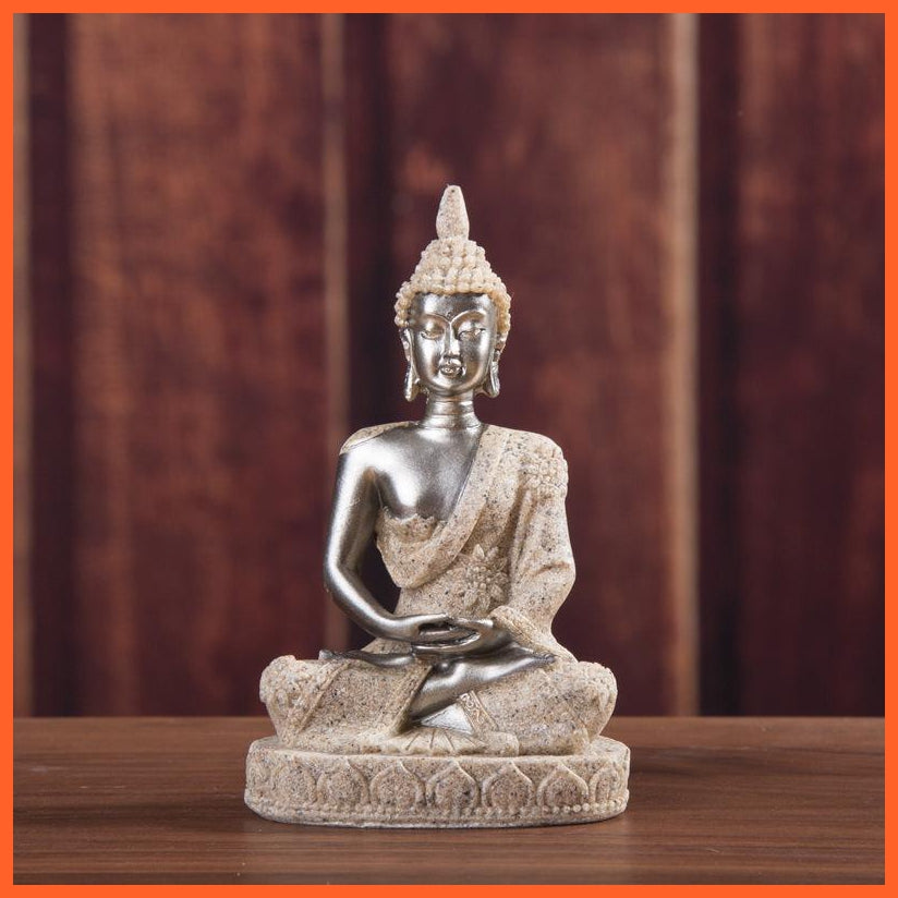 Sandstone India Buddha Statue | whatagift.com.au.