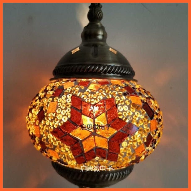 whatagift.com.au SC Newest Mediterranean style Art Deco Turkish Mosaic Wall Lamp | Handcrafted Mosaic Glass romantic wall light | Night Lamp for Home decor