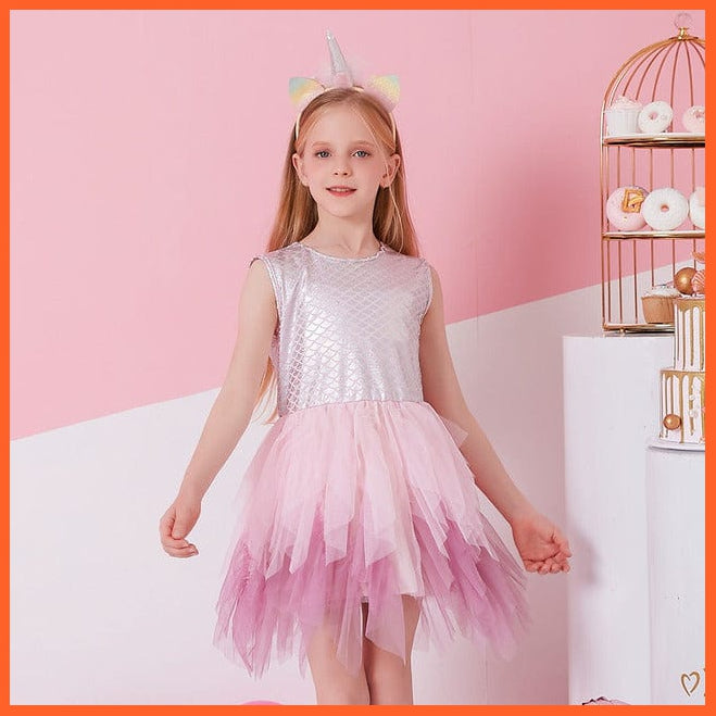 whatagift.com.au SH2104 / 7 Sleeveless Party Dresses For Girls