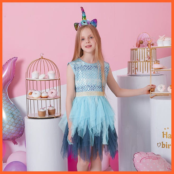 whatagift.com.au SH4401 / 3T Sleeveless Party Dresses For Girls