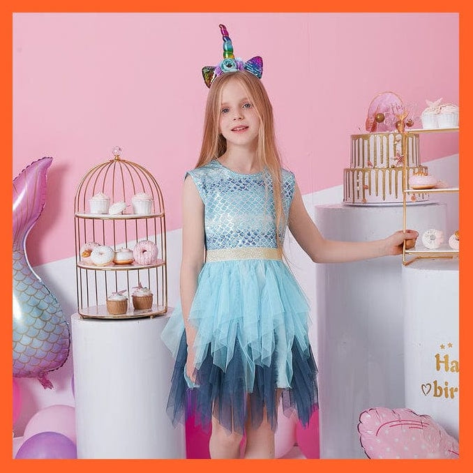 whatagift.com.au SH4401 / 3T Sleeveless Party Dresses For Girls