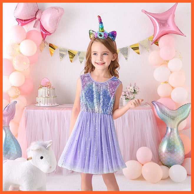 whatagift.com.au SH4404 / 8 Sleeveless Party Dresses For Girls