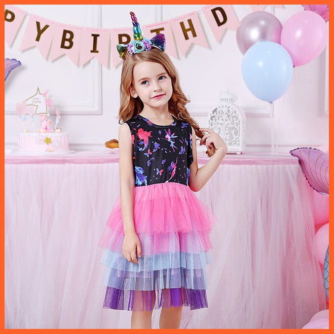 whatagift.com.au SH4593 / 5 Sleeveless Party Dresses For Girls