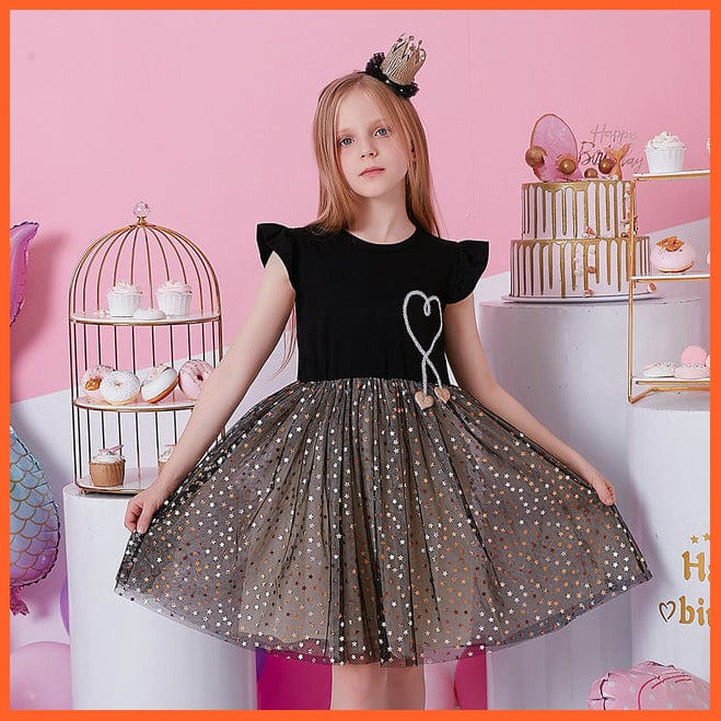 whatagift.com.au SH4866 / 6 Summer Flying Sleeve  Princess Dresses for Girls