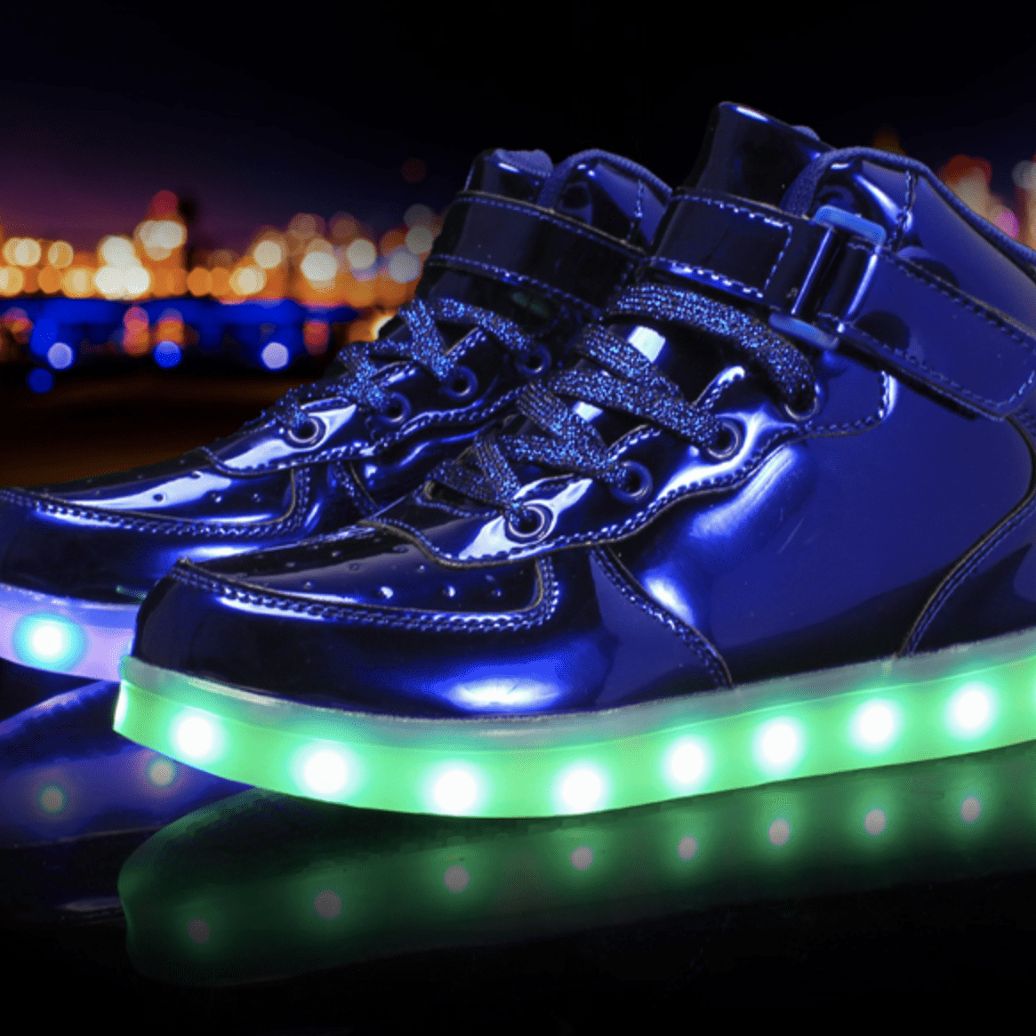 Led Shoes High Top With Remote Black | Light Up Shoes For Men And Women | Led Shoes For Kids And Adults | whatagift.com.au.