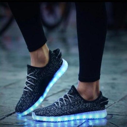 Radiant Led Shoes For Men & Women - Black | whatagift.com.au.