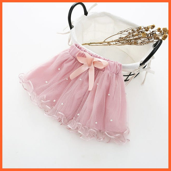 whatagift.com.au Silver / 6T Cute Tutu Skirt for Girl | Floral Plaid Skirts