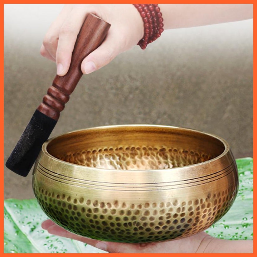 Authentic Buddha Singing Sound Bowl Tibet And Nepal Handcrafted Bowls Meditation | whatagift.com.au.