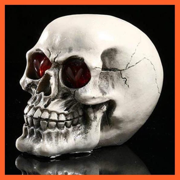 whatagift.com.au Skull 4 Led Human Skeleton Head Skull Halloween Skull