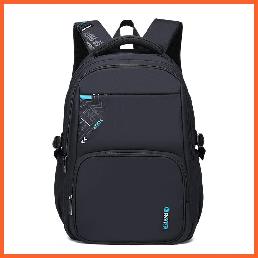 whatagift.com.au sky blue Nylon Waterproof Schoolbags Backpack