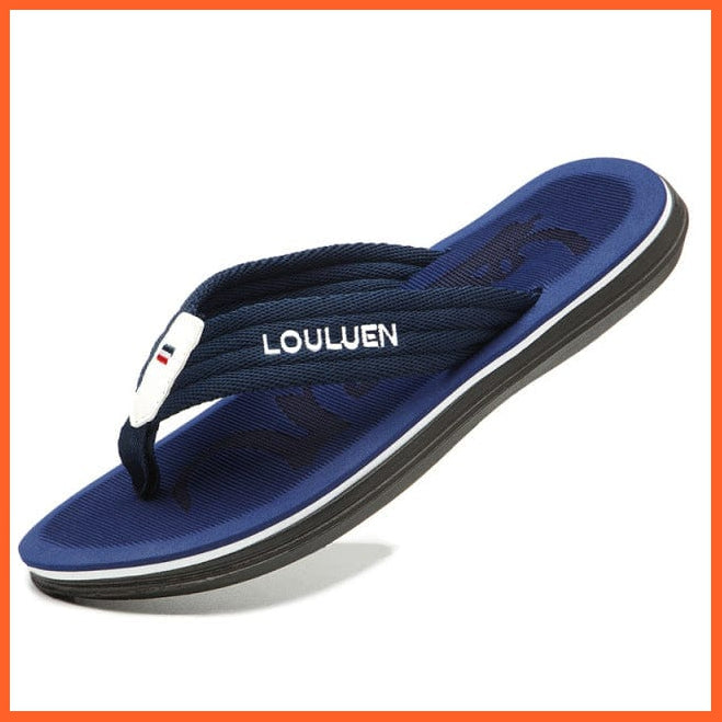 whatagift.com.au slippers Blue / 44 Unisex Summer Simple Striped Non-Slip Design Flip Flops