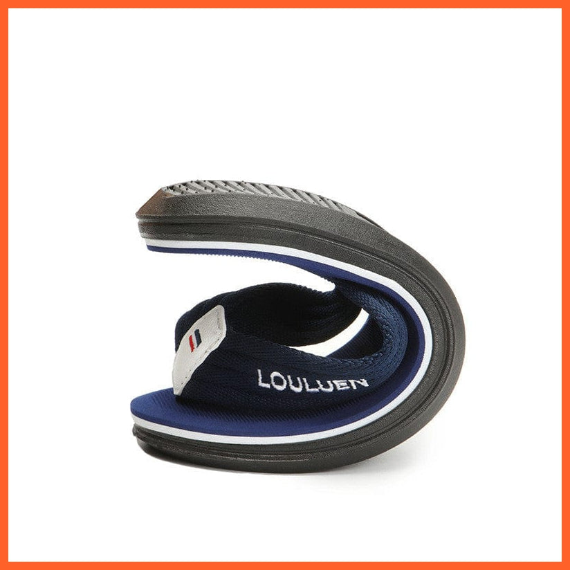 whatagift.com.au slippers Unisex Summer Simple Striped Non-Slip Design Flip Flops