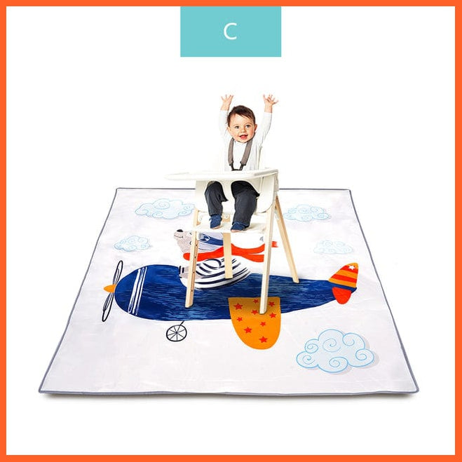 whatagift.com.au SMT105-C Baby Play Mat | Baby Crawling Mat Portable Waterproof | Anti-Slip Folding Mat