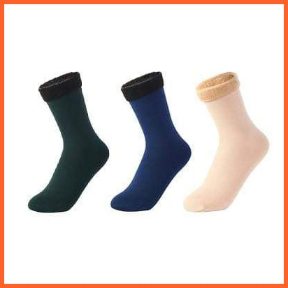 Mid Length Winter Warm Socks Soft Snow Velvet Boots Socks For Women | whatagift.com.au.