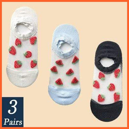 Stylish Ankle Length Women Transparent Socks | Soft Non-Slip Invisible Lace Cotton Socks | whatagift.com.au.