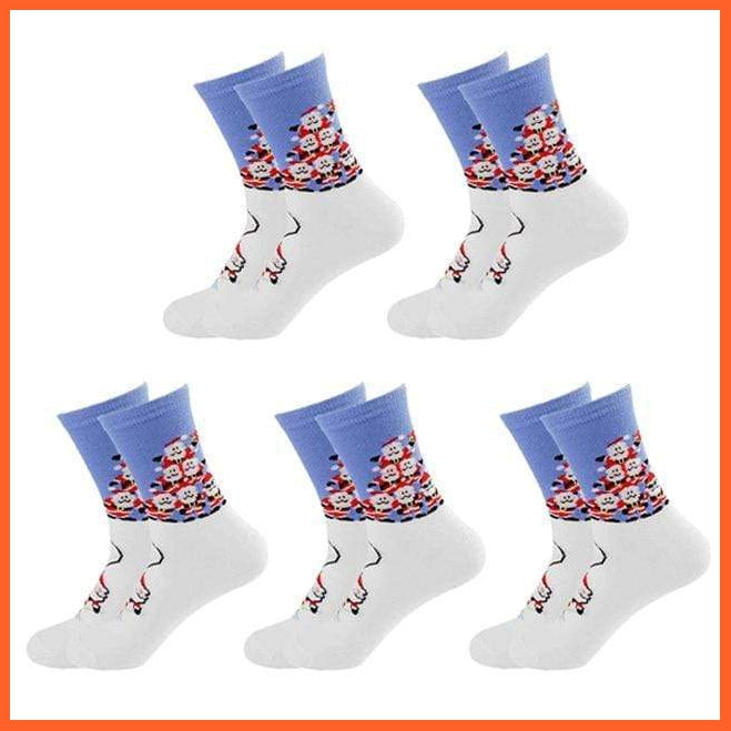 Mid Length Unisex Cotton Christmas Socks | Soft Fabric Socks For Winter | whatagift.com.au.
