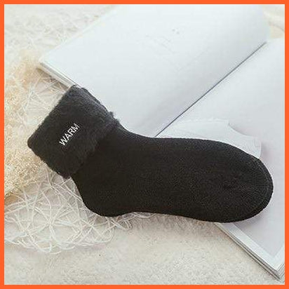 Low Mid Length Winter Warm Socks For Women | Cute Soft Fluffy Snow Sock | whatagift.com.au.