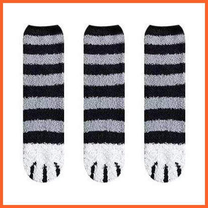 Cute Cartoon Animal Print Sock Cat Paw Socks For Women | Warm Fluffy Socks For Winter | whatagift.com.au.