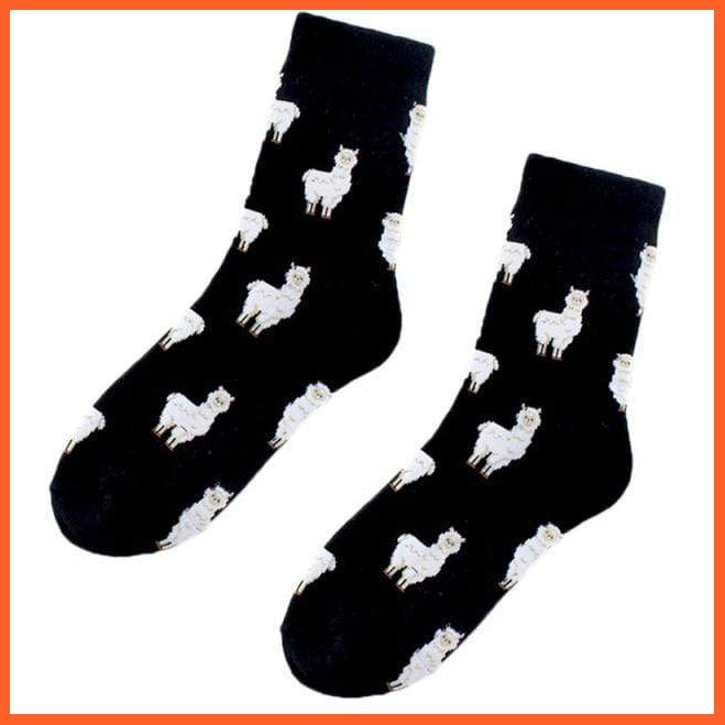 Low Mid Length Colorful Cotton Socks With Print For Women | whatagift.com.au.