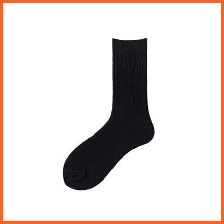 Mid Length Basic Cotton Socks For Men | Warm Socks For Autumn Winter | whatagift.com.au.
