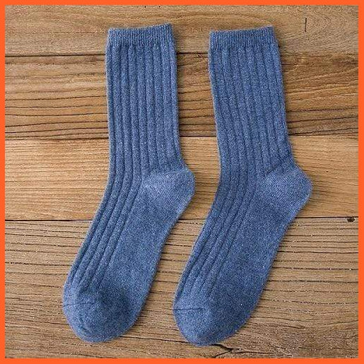 Mid Length Autumn Winter Woolen Socks For Women | whatagift.com.au.