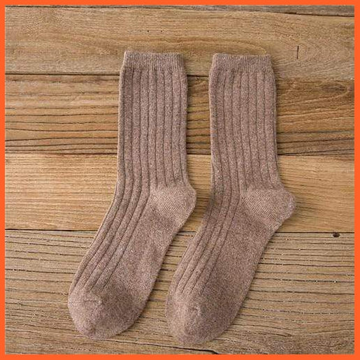 Mid Length Autumn Winter Woolen Socks For Women | whatagift.com.au.