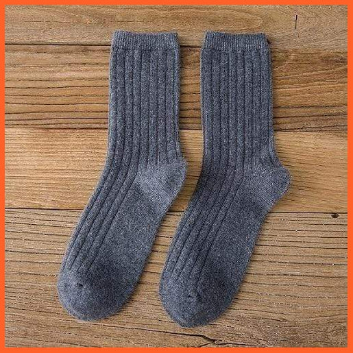 Mid Length Autumn Winter Woolen Socks For Women | whatagift.com.au.