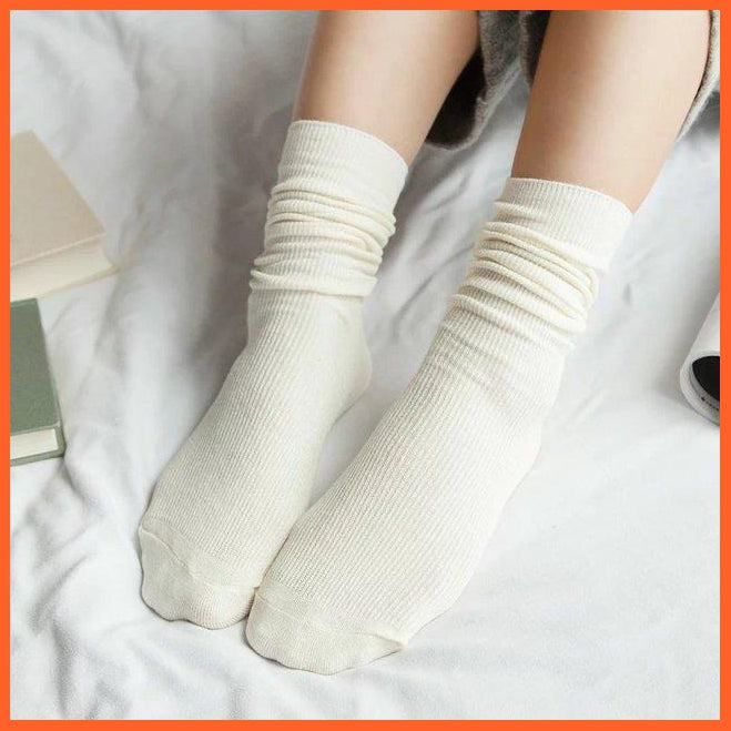 Mid Length Cotton Fabric Daily Wear Socks For Women | whatagift.com.au.