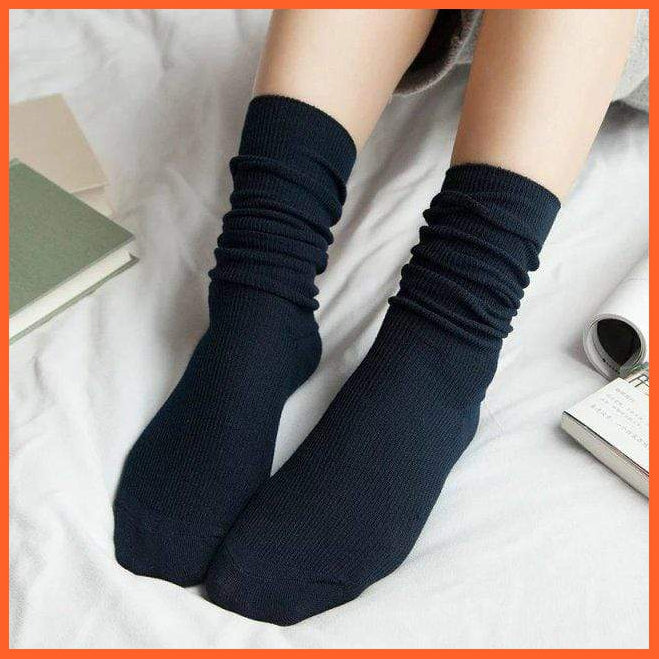 Mid Length Cotton Fabric Daily Wear Socks For Women | whatagift.com.au.