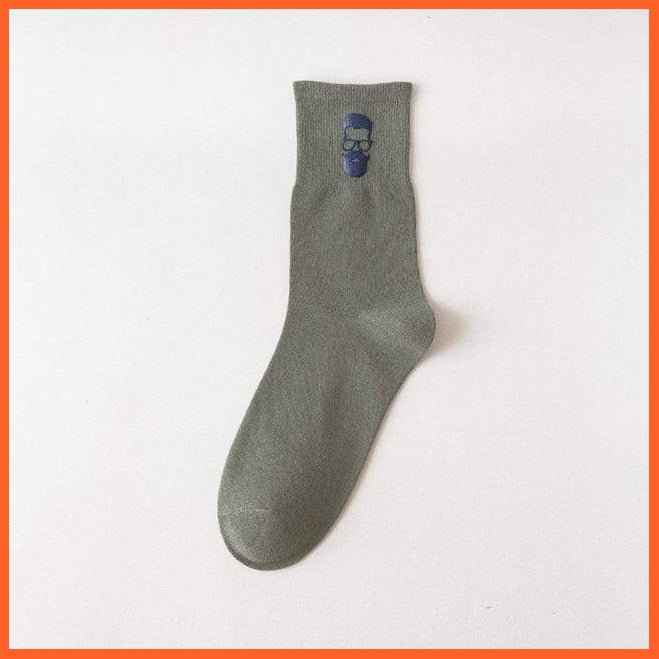 Mid Length Cotton Knitting Socks For Men | Colorful Socks With Soft Fabrics | whatagift.com.au.