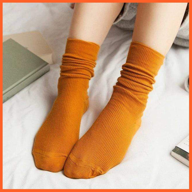 Mid Length Cotton Fabric Daily Wear Socks For Women | whatagift.com.au.