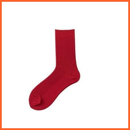 Mid Length Basic Cotton Socks For Men | Warm Socks For Autumn Winter | whatagift.com.au.