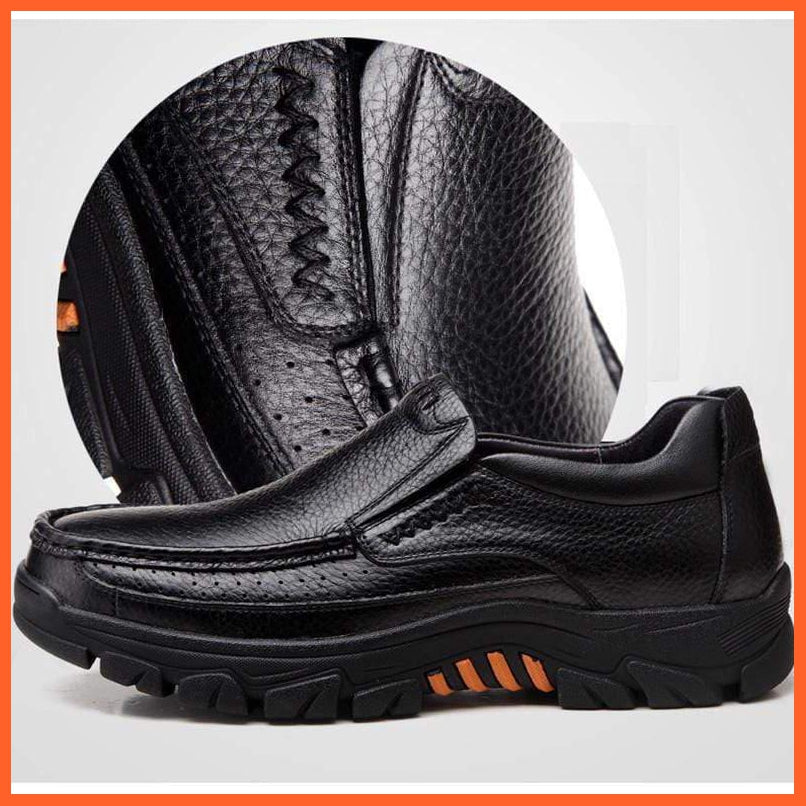 Soft Cow Leather Men Casual Shoes | whatagift.com.au.