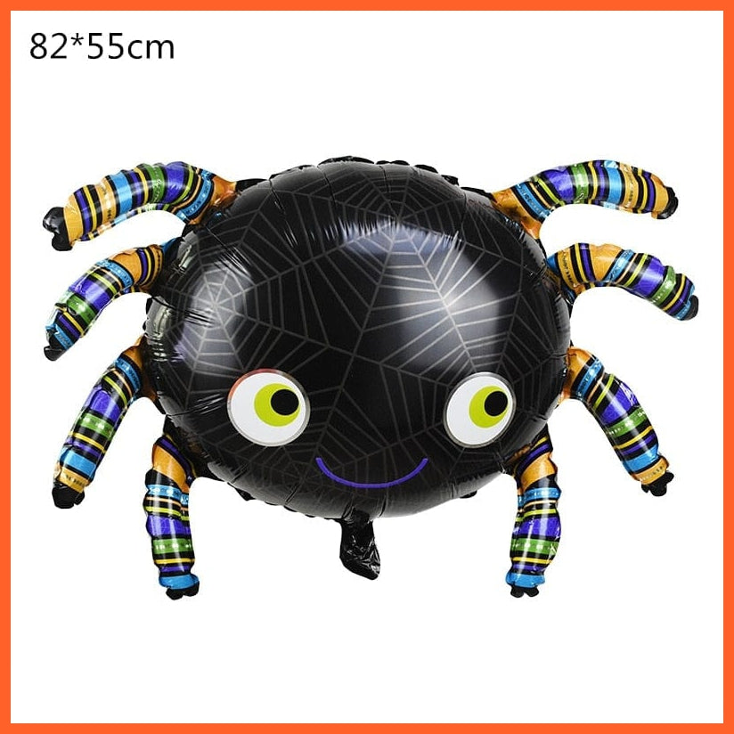 whatagift.com.au spider balloon Horror Giant Black Plush Spider Halloween Party Decoration Props