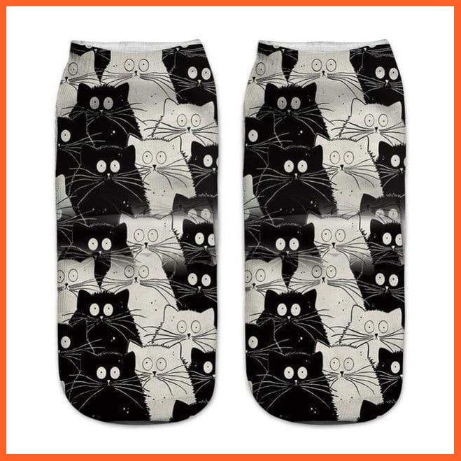 Spotted Cat Socks - 3D Prints | whatagift.com.au.