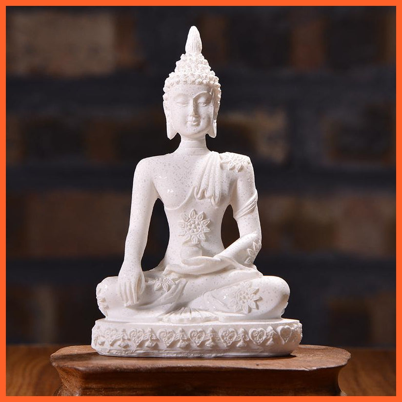 Sandstone Meditating Peaceful |  Hand Crafted Buddha | whatagift.com.au.