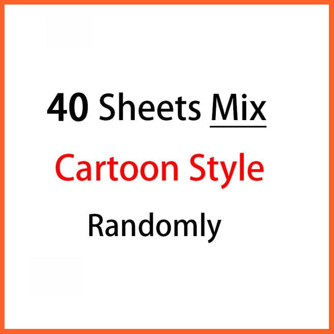 whatagift.com.au Stickers 40 Sheets/lot Cartoon Stickers 3D Cartoons Characters Random Sticker Gifts