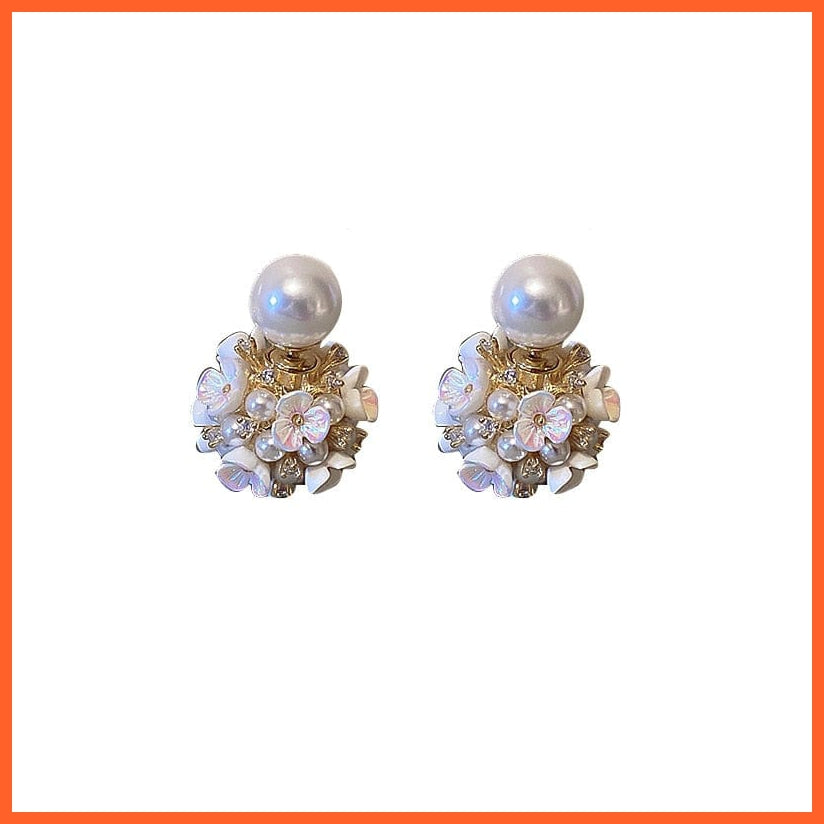 whatagift.com.au Style 1 / China 925 Sterling Silver Pearl Stud Earrings Ball Earrings set for women